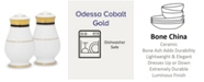 Noritake Odessa Cobalt Gold Salt & Pepper